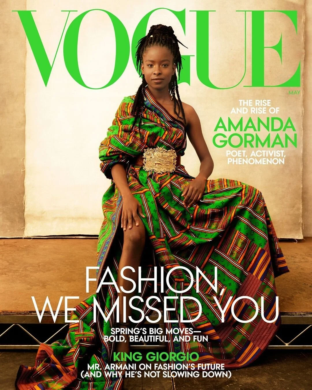 女性情報誌 Vogue Deutsch Magazine May/June 2021 Inaugural Poet Amanda Gorman Covers Vogue US May 2021 — Anne of